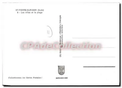 St-Pierre-sur-mer — Wile i plaża — Wydawnictwo Nowoczesne «Théodice» — Rewers