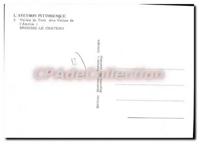 Brousse — El Castillo — Editor Théolojan, n°12 — Reverso