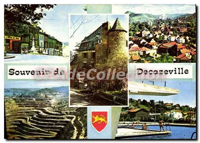 Decazeville — vista geral, rua Cayrade, piscina — Éditions ThéoJac