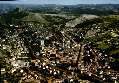 Decazeville (Aveyron) — vista geral aérea — IRIS