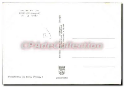 Piscina di Espalion — Valle del Lot — Edizioni Diplomie — Verso