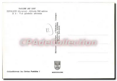 Espalion (Aveyron) — Vista generale aerea — IRIS — Verso