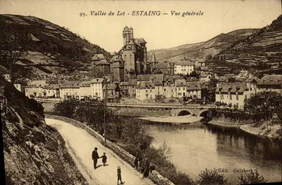 Vale do Lot - ESTAING — Vista geral — Edit. Galabert