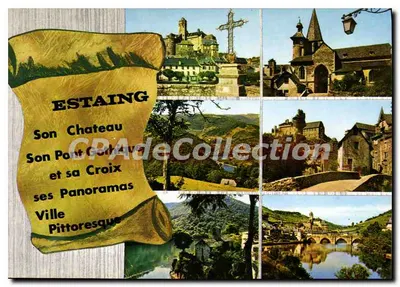 Estaing — Seu Castelo, Seu Ponte, sua Cruz e seus Panoramas — Edições Larrieu