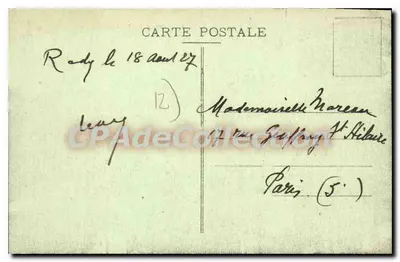 Rodez (Aveyron) - Terraço do Ségala — editor Cheques Postaux, n°9 — Verso