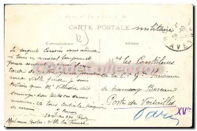 Rodez (Aveyron) — Vista geral — Malzac, editor, rua Nova, Rodez — Verso