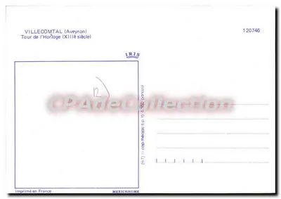 Villecomtal — Torre da Hora (século XIII) — IRIS — Verso