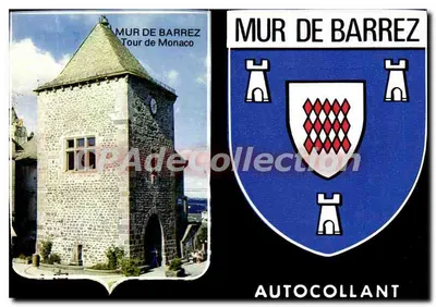 Mur de Barrez — Torre de Mônaco — Autocolante