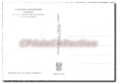 Camars - Às margens do Dourdou, o Ponte gótico — Edições Diplôme de la France — Verso