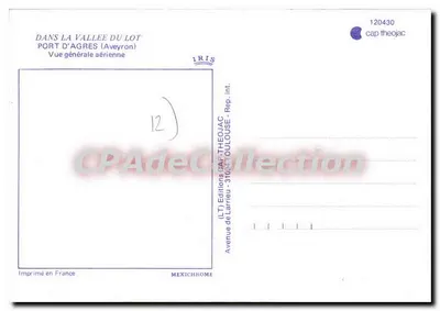 Port d'Agres — Ogólny widok z lotu — IRIS — Rewers
