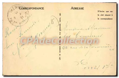 Vic-sur-Cère — O Ponte sobre a Cère — LL. — CPAdeCollection — Verso
