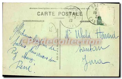 Salers — Das Haus Tyssandier-d'Escouy — Verlag P. et A. Maroux — Rückseite