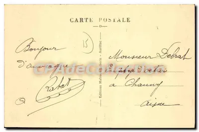 Vacherie al Col de Rombière — Cantal pittoresco — Edizioni Malroux - Aurillac, n° 491 — Verso