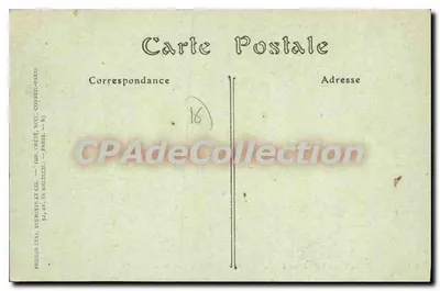 Angoustrême — A Rue des Halles-Centrales e a Rue de Genève — editor Angeline (Ital. Sauprèin e Cie, Imp. Créte, Succ. Corneil, Paris) — Verso