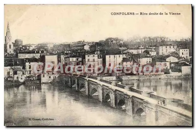 Confolens — Riva direita do rio Vienne — H. Caïsan, Confolens