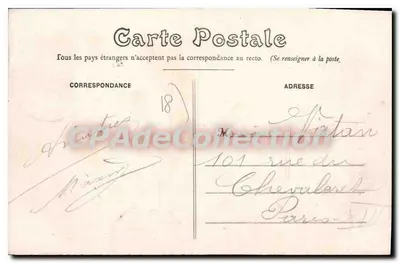 Bourges - Vista Geral, capturada por Jacques-Cœur — Verso