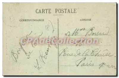 Bourges - A Caserne Condé à vista de pássaro — Edição Nouvelles Villes, Bourges, n°142 — Verso