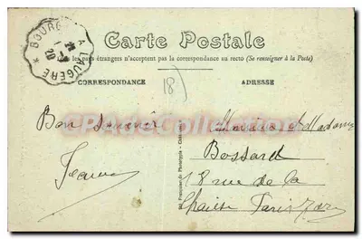 Bourges — Rue Coursalon — Velhas Casas Século XII — Verso