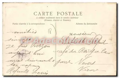 Vierzon — Ogólny widok — Most Bassin — B.F. PARIS n°39 — Rewers