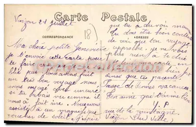 Vierzon — Brzegi rzeki Yèvre — A.G. n° 537 — Rewers