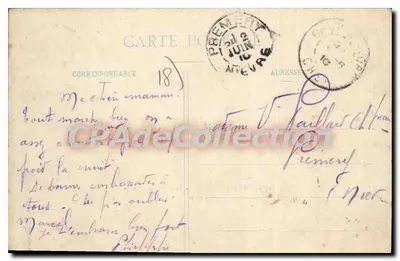 Camp d'Avor (Cher) — Ogólny widok — Kolekcja Valentin Meunier — Rewers