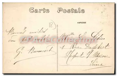 Ménetou-Salon (Cher) — A Floresta e o Castelo — editor PACTEUR, n° 103 — Verso
