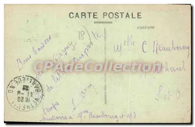 Ruínas de Jouy — Sancoins (Cher) — Edições da Poste — Verso