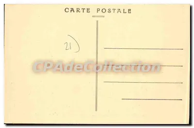 ARNAY-le-DUC (Côte-d'Or) — Rue Président-Carnot — Fábrica de bolachas G. Ballot Sucessor Bourgogne — Verso