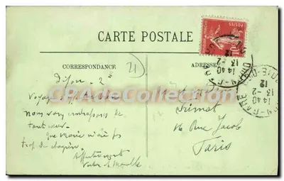 Dijon — Konto Wspólnotowe z Mulhouse i Brama Guillaume — LL. nr 182 — Rewers