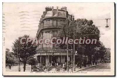 Dijon — Kąt Place Darcy i Boulevard Sévigné — P. H., Dijon, nr 122