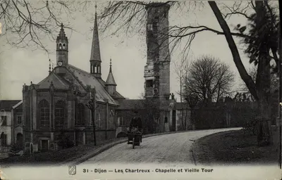 Dijon — Les Chartreux — Kaplica i Stara Wieża