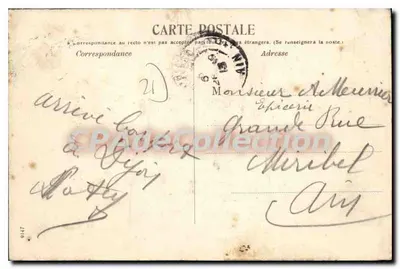 Arc de Triomphe — Paryż — Wydawca L. Guillaume — Rewers