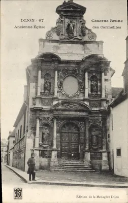 Dijon - 67 — Stara świątynia / Czaszka brązowa karmelitów — Wydawnictwo Menagère Dijon
