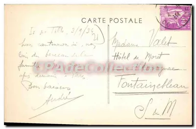 IS-sur-TILLE (Côte-d'Or) — Vista Geral — Verso