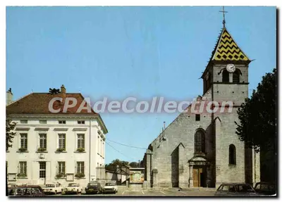 Is-sur-Tille — A Igreja e a Prefeitura — Edições 'LA CIGOGNE'