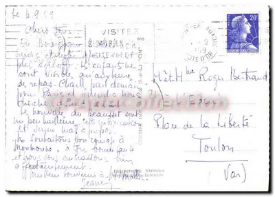 Semur-en-Auxois — widok z powietrza i zabytki — wydawca nieznany, numer seryjny nieczytelny — Rewers