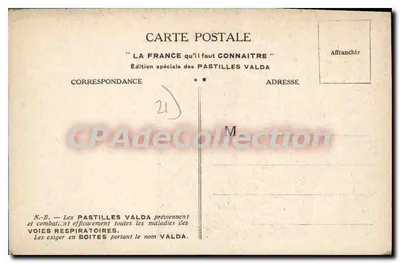 Dijon — Stara stolica Duców Burgundii — Wydanie specjalne Pastilles Valda — Rewers
