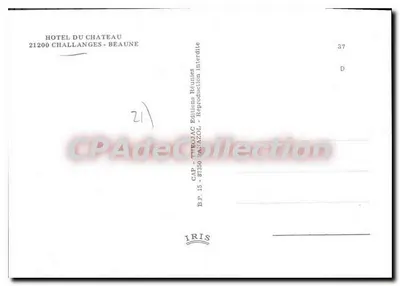 Hôtel du Château — Challanges - Beaune — IRIS — Rewers