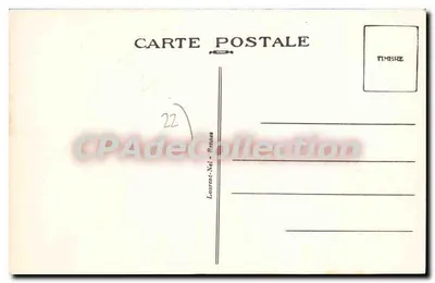 Dinan — Domki z portykami ulicy Apport — Laurent-Nel - Rennes, nr 1244 — Rewers