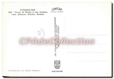 Étables-sur-Mer — Côte d'Armor — Coleção Lumicap — Verso