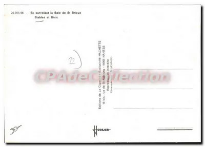 A Baía de Saint-Brieuc — Etables e Binic — Edições de La Cipronne — Verso