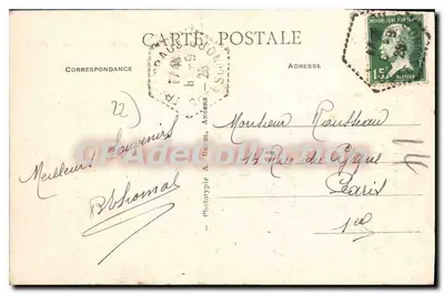 Perros-Guirec (C.-du-N.) - De Strand van Trestraou - Uitzicht genomen vanaf de Clarté - A. B. — Achterkant