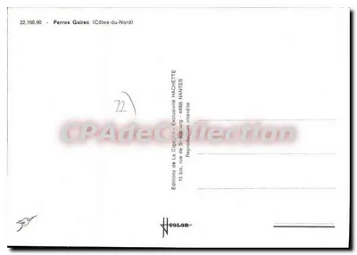 Perros-Guirec — De Kerk — Uitgaven van La Ciponnelle — Achterkant