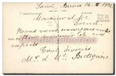 Saint-Brieuc — Cesson — Plaża, Molo i Zakątek Panny Maryi — LL — Rewers