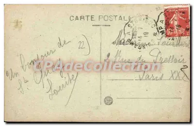 Saint-Quay (C.-du-N.) — La Plage — Editore H. Baret, n° 1746 — Verso