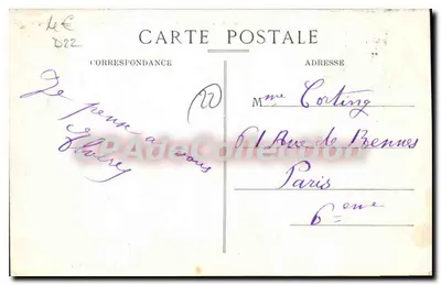 Portrieux (C.-du-N.) — Die Mole — Große Sturm — J.-R. Barat, fot.-verlag St-Quay — Rückseite