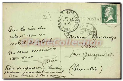 Saint-Quay-Portrieux — A Praia — Editor L. Tudo — Verso