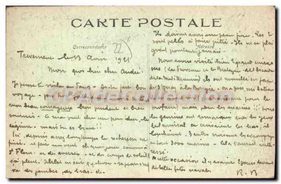 Portrieux-Saint-Quay (C.-du-N.) — O Porto — As Falésias — J.-B. Barat, Saint-Quay-Portrieux (C.-du-N.) — Verso