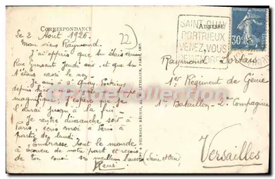 Portrieux — A Chegada ao Porto — LL — Verso