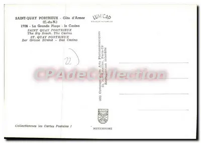 Saint-Quay-Portrieux - A Grande Praia - O Casino — Lumicap — Verso